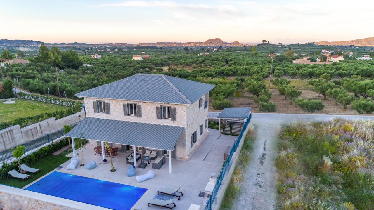 Zante Soleil - High-End Stone Villa With Swimming Pool Lagopodhon Eksteriør billede
